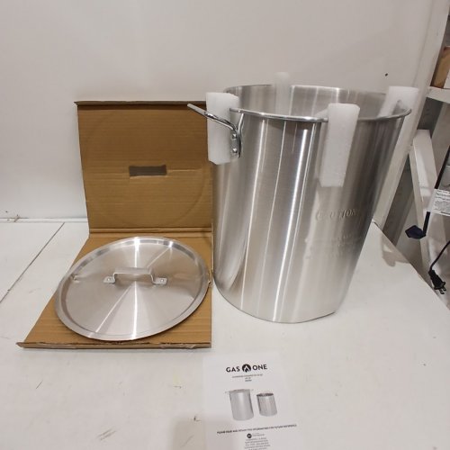 GAS ONE ALUMINUM STRAINER POT - 30 QT - SILVER (MODEL: AP-30) image 3