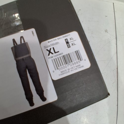 WHITE RIVER FLY SHOP MEN'S PRESTIGE FRONT ZIP STOCKING FOOT CHEST WADERS - XL REGULAR - COOL GREY image 6