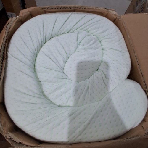 ZINUS MEMORY FOAM FIRM MATTRESS - 4" THICK - TWIN - LIGHT GREEN (MODEL: AZ-FMS-4T) image 2