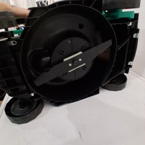 LITHELI CORDLESS LAWN MOWER - 13"- GREEN/BLACK - (MODEL: D03004551) image 5