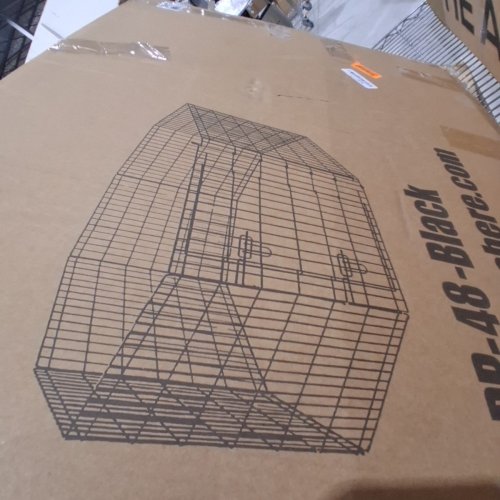 8-PANEL WIRE DOG CRATE / PLAYPEN - 48" - BLACK (MODEL: PP-48-BLACK) image 7