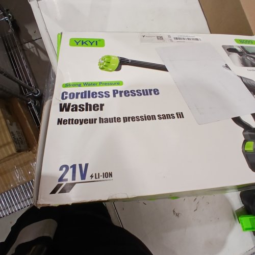 CORDLESS PRESSURE WASHER - GREEN / BLACK image 3