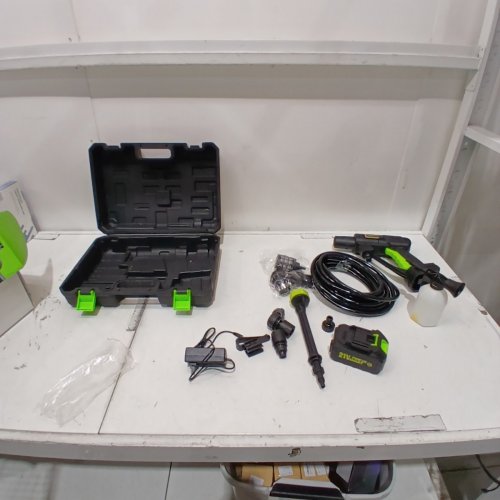 CORDLESS PRESSURE WASHER - GREEN / BLACK image 4