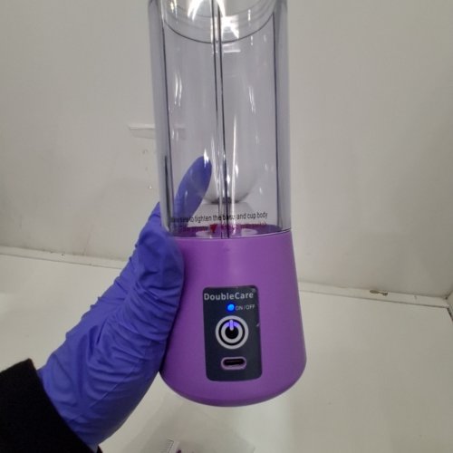 DOUBLECARE PORTABLE BLENDER - 380 ML - PURPLE image 2