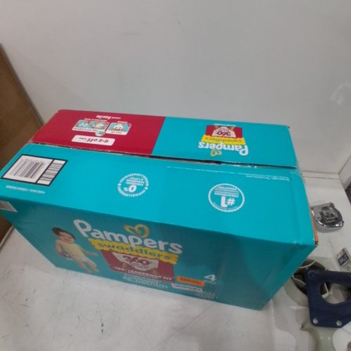 100PK PAMPERS SWADDLERS UP TO 100% LEAKPROOF BABY DIAPERS - SIZE 4 (15-34LBS) image 3