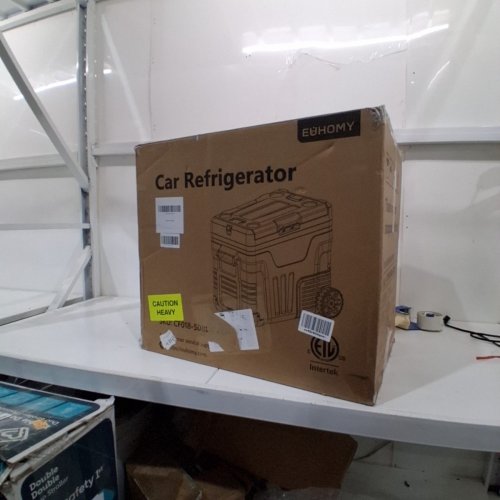 EUHOMY ELECTRIC COOLER CAR REFRIGERATOR - 12V - 53QT - BLACK - (MODEL: CF018-50BL-CAEH) image 2