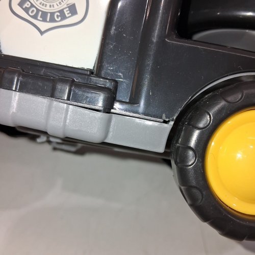 5PC POLICE TRUCK TOY SET - BLACK/WHITE/YELLOW (MODEL: 661-28F) image 7