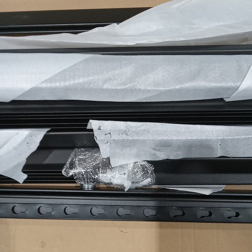 5-TIER ADJUSTABLE METAL STORAGE SHELVING FOR GARAGE, KITCHEN, OFFICE - 35.5" X 16" X 71" - BLACK (MODEL:RBMS5LG90L40W183H) image 5