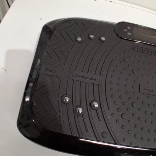 TAEVNO BLUETOOTH VIBRATION PLATE EXERCISE MACHINE WITH REMOTE - 450LBS CAP - BLACK image 5