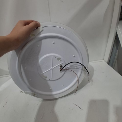 ARTIKA HORIZON LED FLUSH MOUNT CEILING LIGHT - 1800 LUMENS - WHITE/SILVER (MODEL : ‎FM-HOC-C) image 3
