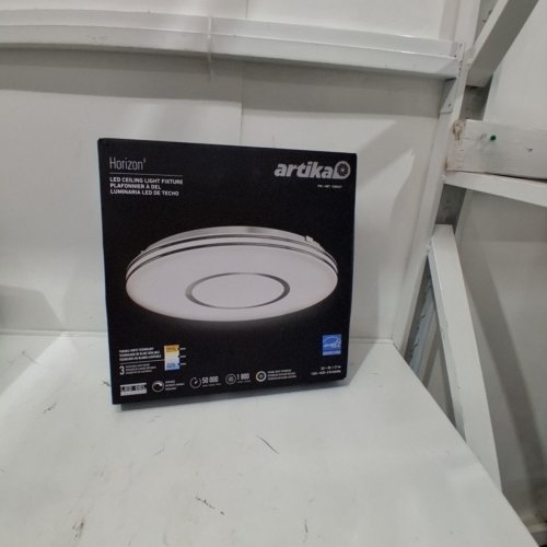 ARTIKA HORIZON LED FLUSH MOUNT CEILING LIGHT - 1800 LUMENS - WHITE/SILVER (MODEL : ‎FM-HOC-C) image 4