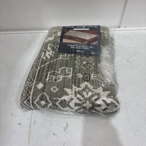 SADIE ACCENT NON-SLIP MAT -45" X 30" - GREEN/CREAM (MODEL: 1992776) image 4