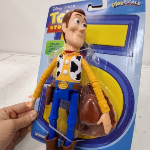 PLAYSCALE DISNEY PIXAR TOY STORY POSABLE ACTION FIGURE - 9.2" - WODDY (MODEL:JKV14) image 3
