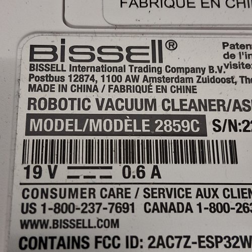 BISSELL 2-IN-1 SPINWAVE PLUS ROBOTIC VACUUM/WET MOP CLEANER WITH WIFI CONNECT - WHITE (MODEL: 2859C) image 10