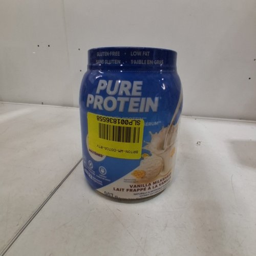 PURE PROTEIN WHEY POWDER LOW SUGAR GLUTEN FREE - 907G - VANILLA MILKSHAKE image 3