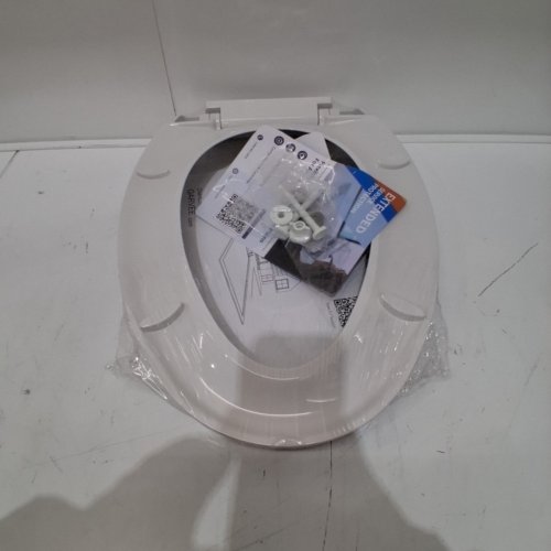 GARVEE SLOW CLOSE ELONGATED TOILET SEAT - 19" - WHITE (MODEL: PHO_161CY13U) image 3