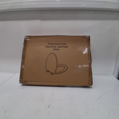 GARVEE SLOW CLOSE ELONGATED TOILET SEAT - 19" - WHITE (MODEL: PHO_161CY13U) image 4