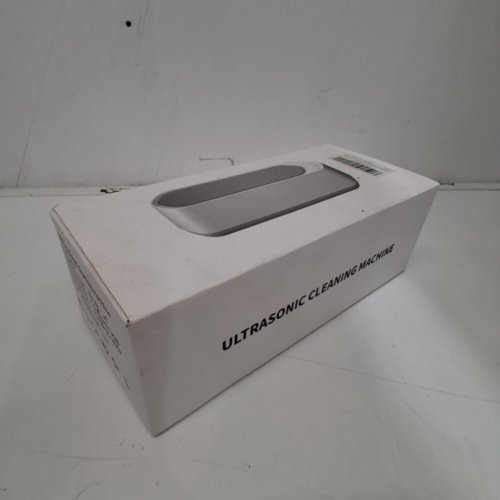 ULTRASONIC JEWELRY CLEANER MACHINE WITH TOUCH CONTROLS - 5V - 300ML CAPACITY - GREY/WHITE image 2