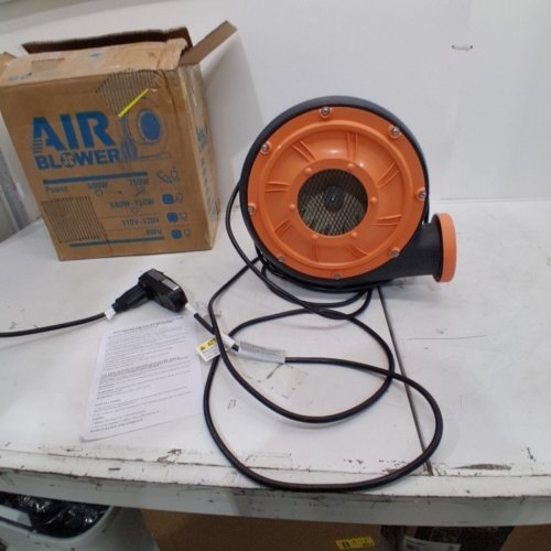 MULTI-USE ELECTRIC INFLATABLE AIR PUMP - 322 WATT , BLACK/ORANGE (M# RW-1L) image 3