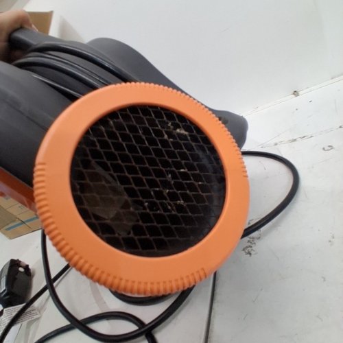 MULTI-USE ELECTRIC INFLATABLE AIR PUMP - 322 WATT , BLACK/ORANGE (M# RW-1L) image 4
