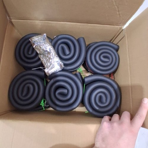 12PK UNIPRIMEBBQ RUBBER TRAMPOLINE POLE COVERS - 1" DIAMETER - BLACK image 2