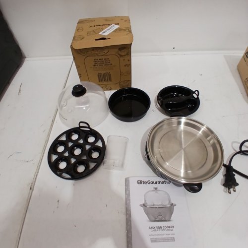 ELITE GOURMET BY MAXI-MATIC EASY EGG COOKER - BLACK (MODEL: EGC-007B) image 3