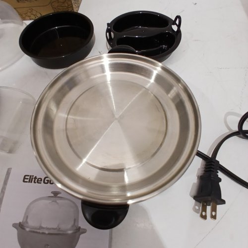 ELITE GOURMET BY MAXI-MATIC EASY EGG COOKER - BLACK (MODEL: EGC-007B) image 4