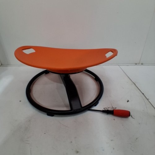 ZHENX SPINNING SWIVEL SENSORY SEAT FOR IMPROVING FOCUS AND BODY BALANCE - 220LBS CAP - ORANGE/BLACK image 2