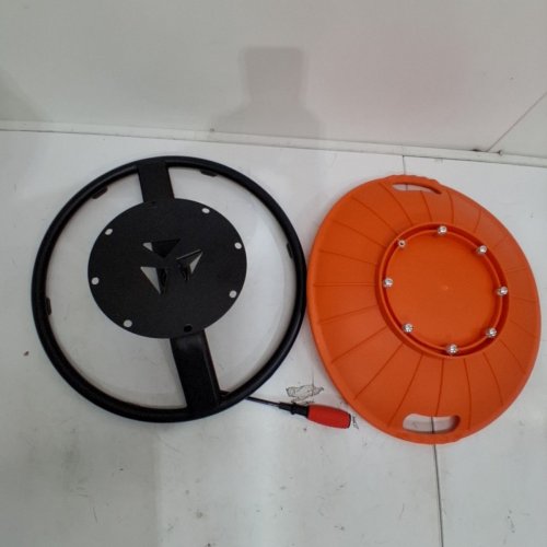 ZHENX SPINNING SWIVEL SENSORY SEAT FOR IMPROVING FOCUS AND BODY BALANCE - 220LBS CAP - ORANGE/BLACK image 3