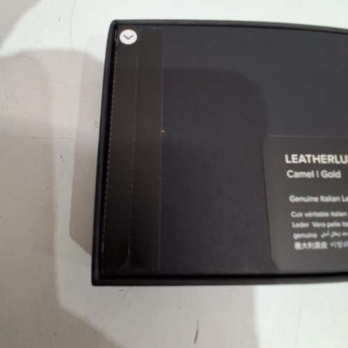 WHOOP MG LEATHERLUX GENUINE LEATHER BAND - FOR WHOOP TRACKERS - SMALL - 14MM - CAMEL BROWN/GOLD image 5