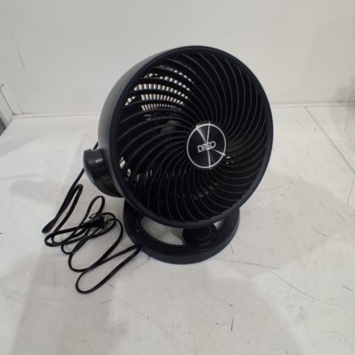 DREO PORTABLE TABLE TOP AIR CIRCULATOR FAN - 9" ROUND - 70FT TONG FLOW - 28DB LOW NOISE - 3 SPEED - 120° ADJUSTABLE TILT - BLACK (MODEL: DR-HAF002) image 4
