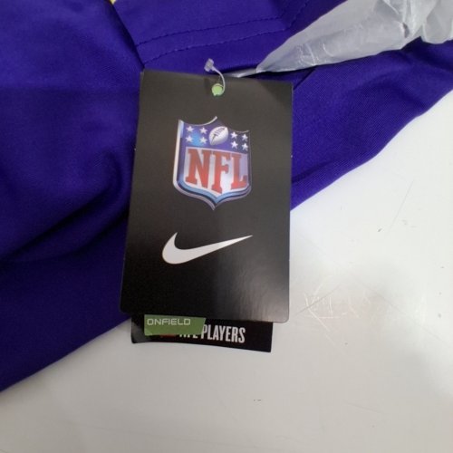 MENS NIKE NFL JUSTIN JEFFERSON #18 MINNESOTA VIKINGS LOOSE FIT JERSEY - PURPLE - MEDIUM image 3