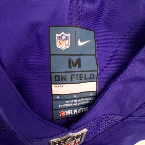 MENS NIKE NFL JUSTIN JEFFERSON #18 MINNESOTA VIKINGS LOOSE FIT JERSEY - PURPLE - MEDIUM image 4