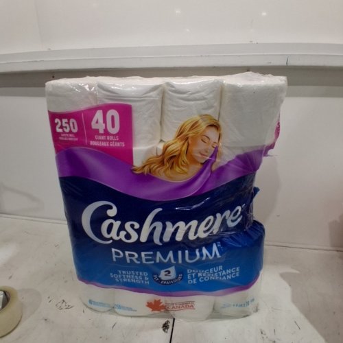 40PK CASHMERE PREMIUM BATH TISSUE GIANT TOILET PAPER ROLLS - WHITE (MODEL: 1424970) image 2