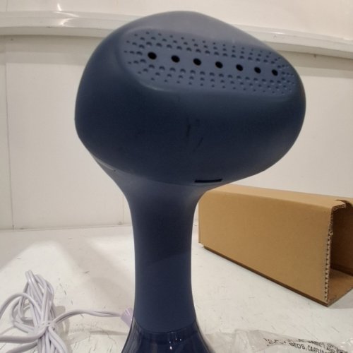 CONAIR EXTREME STEAM POWERFUL FABRIC STEAMER WITH BRISTLE BRUSH ATTACHMENT - 1200W - 2 HEAT SETTING FOR ALL FABRICS - NAVY BLUE - (MODEL: GS13C) image 4