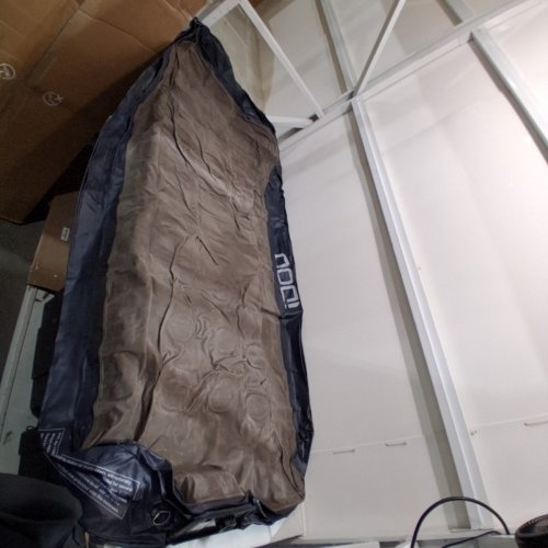 IDOO INFLATABLE AIR MATTRESS WITH BUILT IN PUMP - TWIN - GREY/BLUE (MODEL: R-M001) image 3