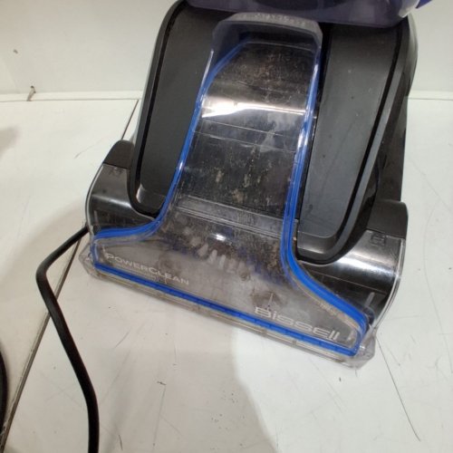 BISSELL POWERCLEAN POWERFUL & LIGHTWEIGHT TURBOBRUSH PET UPRIGHT CARPET CLEANER - 120V - BLUE - (MODEL:3939C) image 4