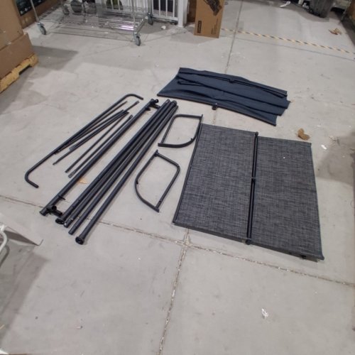 MAINSTAYS CARLINGTON PATIO SWING- 66" X 64" - GREY\BLACK (MODEL: GSS00240AT) image 2