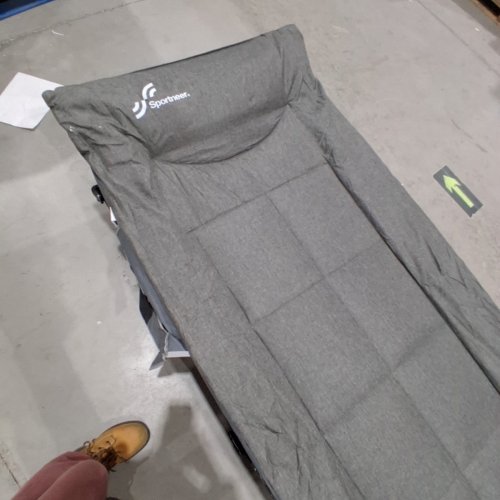 SPORTNEER PADDED CAMPING COT - 31" X 79" - GREY - (MODEL: FCC-03) image 3
