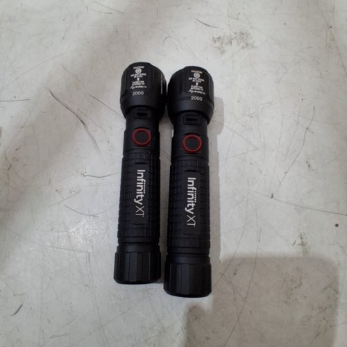 2PK INFINITY X1 RECHARGEABLE FLASHLIGHT - 2000 LUMEN - BLACK (MODEL: 2006753) image 3