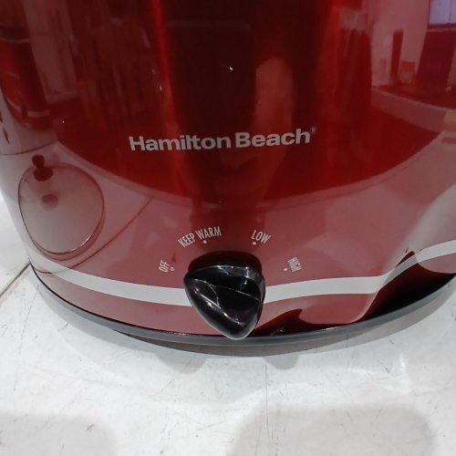 HAMILTON BEACH 8-QUART OVAL SLOW COOKER- RED- (MODEL: 33184) image 8