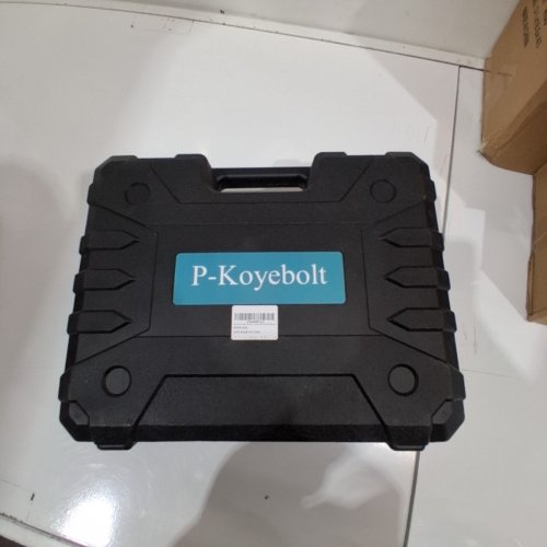 P-KOYEBOLT CORDLESS HIGH TORQUE IMPACT WRENCH KIT WITH 2 BATTERIES- 21 V, 2300 RPM - TEAL AND BLACK image 2