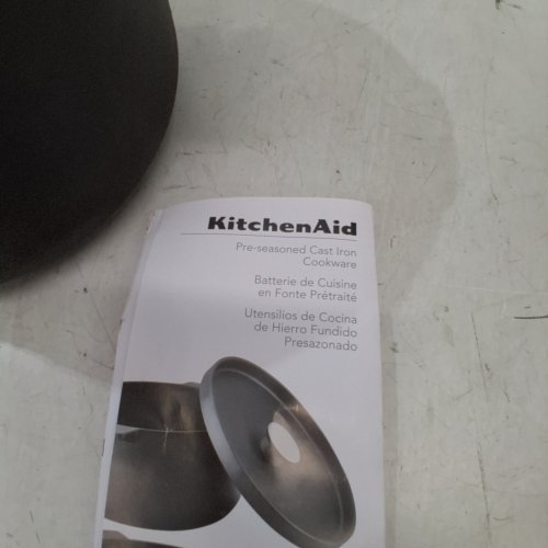 KITCHENAID PRE-SEASONED CAST IRON DUTCH OVEN WITH LID - 6QT (5.7L), INDUCTION COOKTOP COMPATIBLE - BLACK image 2