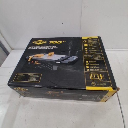 QEP 700XT WET TILE SAW WITH TABLE EXTENSION - 3600 RPM / 3/4 HP / 7" BLADE - BLACK (MODEL: 22700Q) image 5