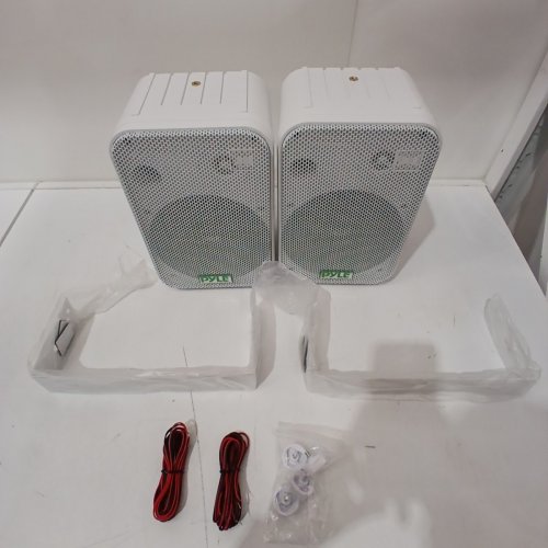 2PK PYLE WATERPROOF WIRED WALL/CEILING MOUNTED SPEAKERS - 6.5" - 500W - WHITE (MODEL: PDWR50W) image 2