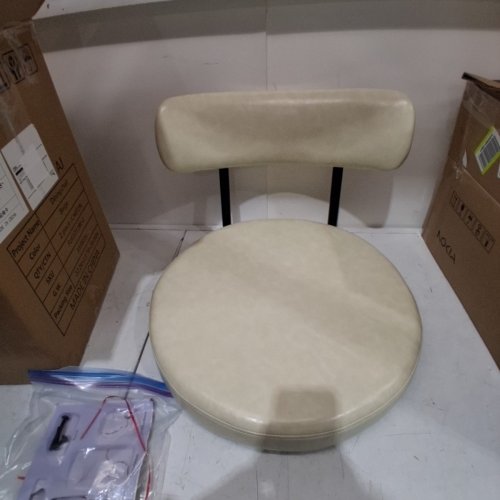 2PK MODERN KITCHEN DINING CHAIRS SET - BEIGE / BLACK (MODEL: FU01031BE-2) image 3