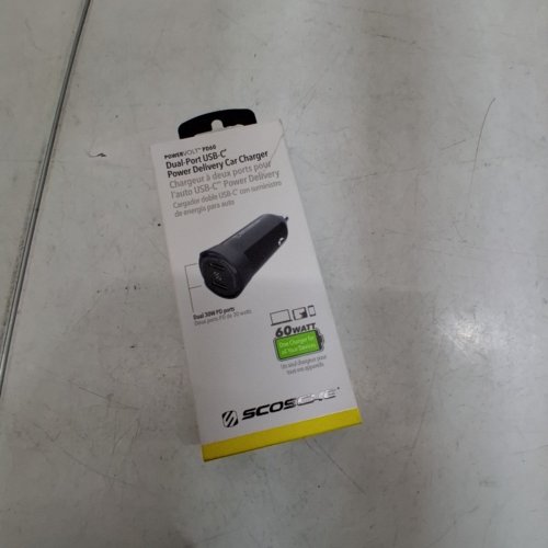 SCOSCHE POWERVOLT DUAL-PORT CAR CHARGER FOR USB-C DEVICES - BLACK (MODEL: PD60) image 5
