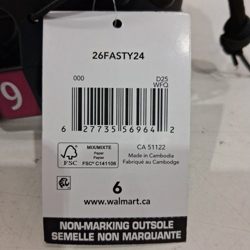 MEN'S ATHLETIC SHOES - 6 - BLACK image 3