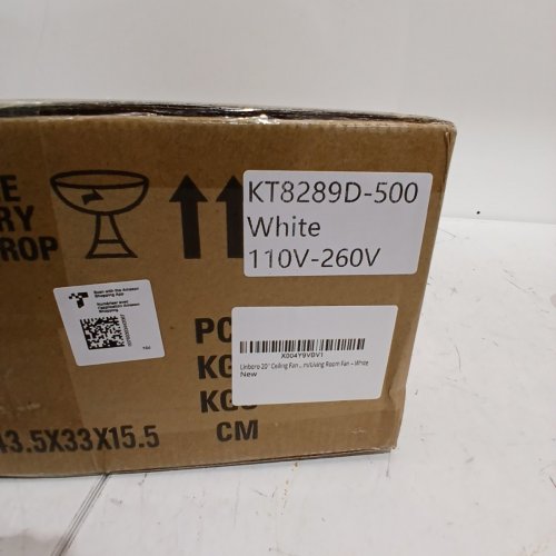 LINBORO CEILING FAN - 110 V-260 V - WHITE (MODEL: KT8289D-500) image 3