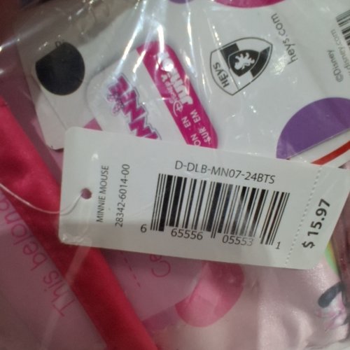 KID'S DISNEY MINNIE MOUSE LUNCH BAG - PINK (MODEL: D-DLB-MN07-24BTS) image 2